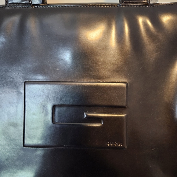 Gucci Vintage Patent Leather 2 way bag 24Hr  FLASH SALE $ FIRM - Picture 3 of 13